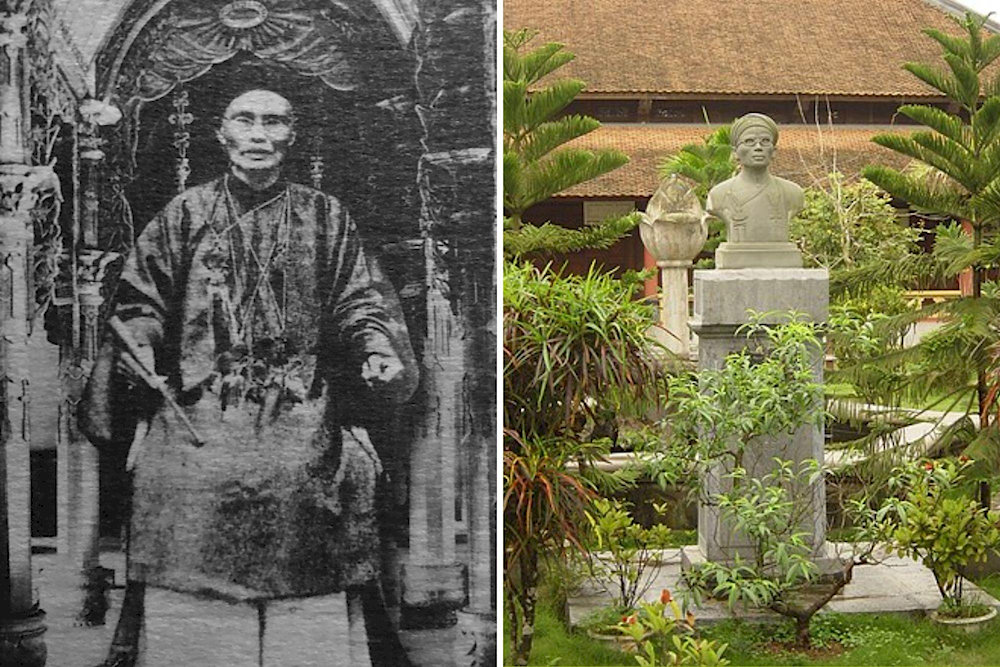 Father Peter Tran Luc, the founding priest, was the one who started the construction of the Phat Diem Cathedral